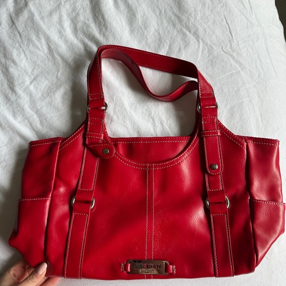 Vintage Nine West Red purse - Picture 1 of 2